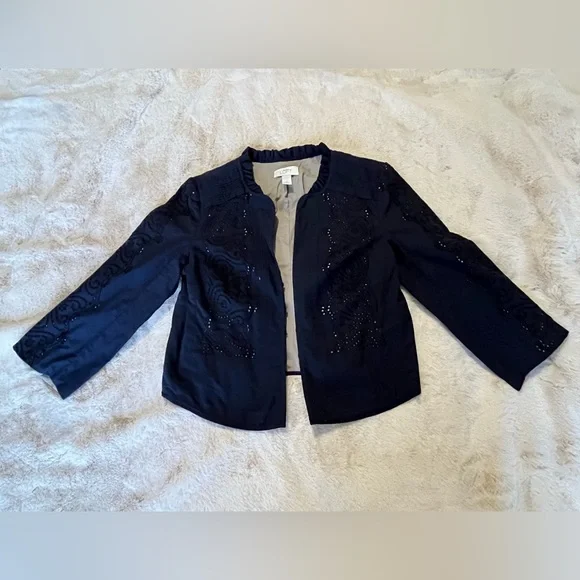 Loft cropped jacket size 6 - Picture 3 of 8